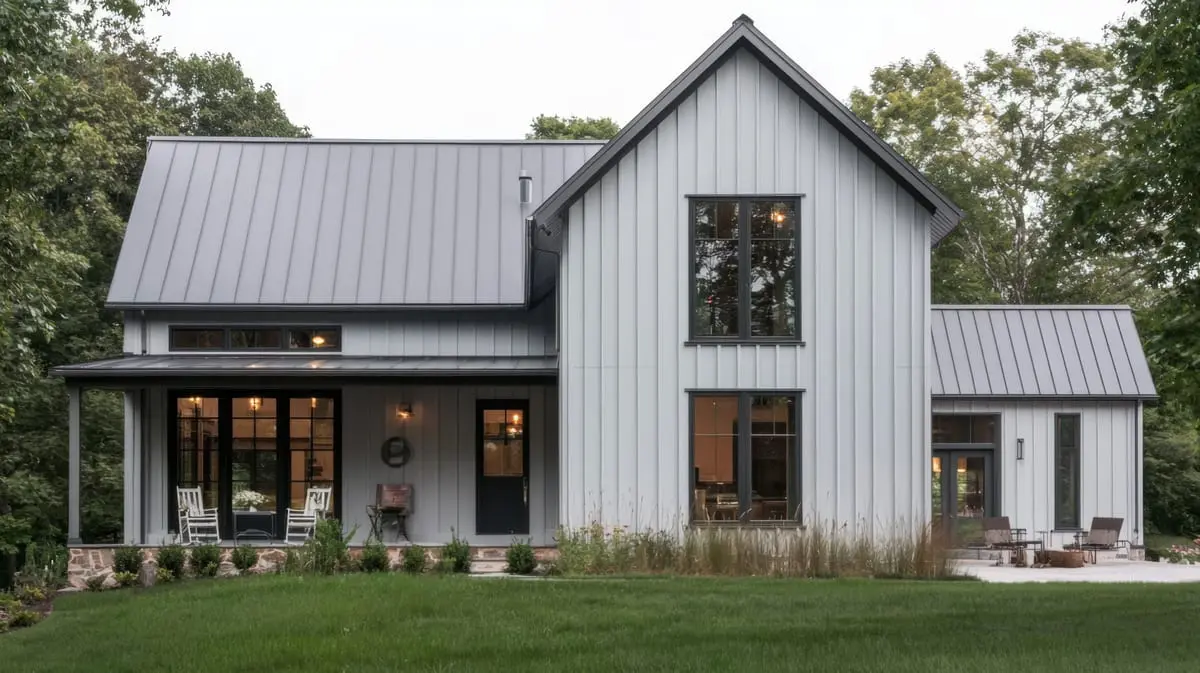 New siding on a split-level home